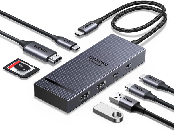 UGREEN Revodok Pro USB C Hub for Laptop 8 in 1 MacBook Docking