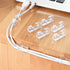 120Pcs Self Adhesive Transparent Cable Clips, Heavy Duty Wire Holder for Tidy Drop Cord Management