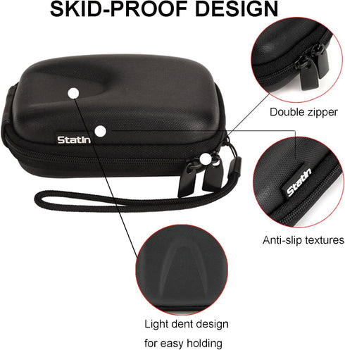Digital Camera Case, Small Hard Shell Waterproof Bag for Canon G7X2 G7X3 RX100m3/m6 ZV1 Accessories