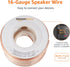 Amazon Basics 16-Gauge Speaker Wire Cable, 50 Feet by Amazon Basics