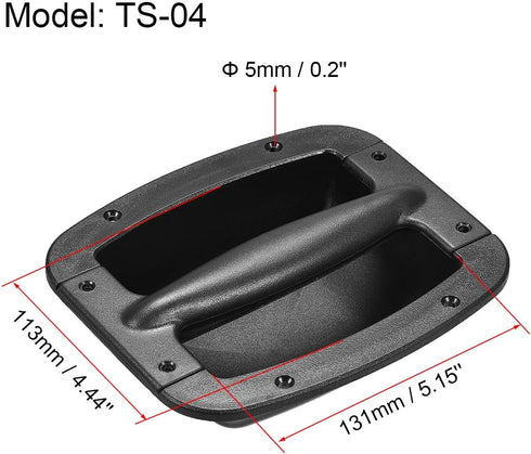 uxcell Recessed Speaker Handle, Replacement for Speaker Cabinet Box Handles