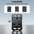 Sirui Mini V Mount Battery Plate, Small V Mount Adapter with Multi Threads, SC-VM-B