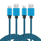 Micro USB Android Phone Charger Cable, 2pack 6ft Fast Charging Cord for Moto E5 G5 G6 Play, Kindle Fire HD, PS4
