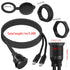 QIANRENON 2 USB C Threaded Flush Mount Waterproof Cable, Dual USB C 2.0 Male to Female Car Dash Mount Extension Cable