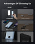 VRURC Portable Charger with Wall Plug, 10000mAh Power Bank, 22.5W Fast Charging, Slim Compact Battery Pack