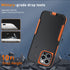 iPhone 12 Pro Max Case with Shockproof Belt Clip Kickstand, Tempered Glass Screen Protector & Camera Lens Protector,
