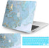 Watbro Hard Shell Case for MacBook Pro 13 inch (2020-2016) with Keyboard Cover, Colorful Marble Design