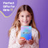 QearFun Kids Headphones with Microphone, Volume Limit, Sharing Jack, Foldable for iPad, Deep Purple Aurora
