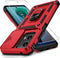 Motorola Moto G 5G 2024 Case (Red) - Military Grade 16ft Drop Tested with HD Screen Protector & Slide Camera Cover