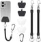 TIESOME 2 PCS Phone Lanyard Tether with Patch, Phone Leash Anti-theft Phone Strap