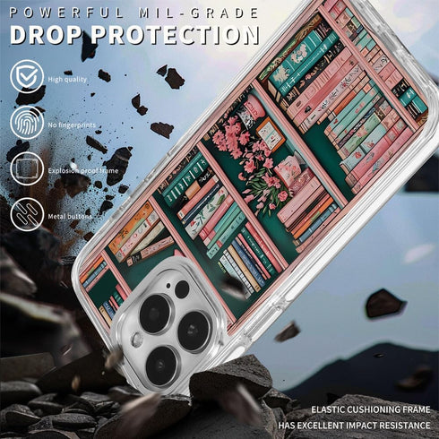 TnXee 14 Case for iPhone Pro Max,Compatible with MagSafe,Classic Clear Shockproof Protection Magnetic Phone Case