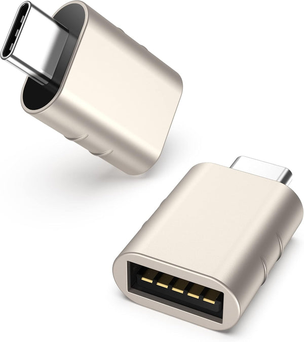 Syntech USB C to USB Adapter Pack of 2, USB C Male to USB3 Female Adapter for iPhone 15 Pro Max, MacBook Pro