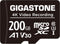 Gigastone 200GB Micro SD Card, A1 V30 4K Video Recording, Compatible with Security