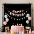 LYLYCTY 10x10FT Black Photo Backdrop for Photoshoot, Black Background for Portrait Product Party Photography Video Live