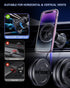 Magnetic Phone Holder for Car, for Magsafe Car Mount with Stable Air Vent Hook Clip, Strong Magnet for iPhone