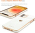 Teageo Cute Love-Heart Case for iPhone 12, White, Luxury Bling Soft Back Cover with Raised Full Camera Protection