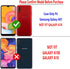 STARSHOP Compatible with Samsung Galaxy A01 Phone Case, Liquid Floating Glitter Quicksand Bling Cover with Tempered