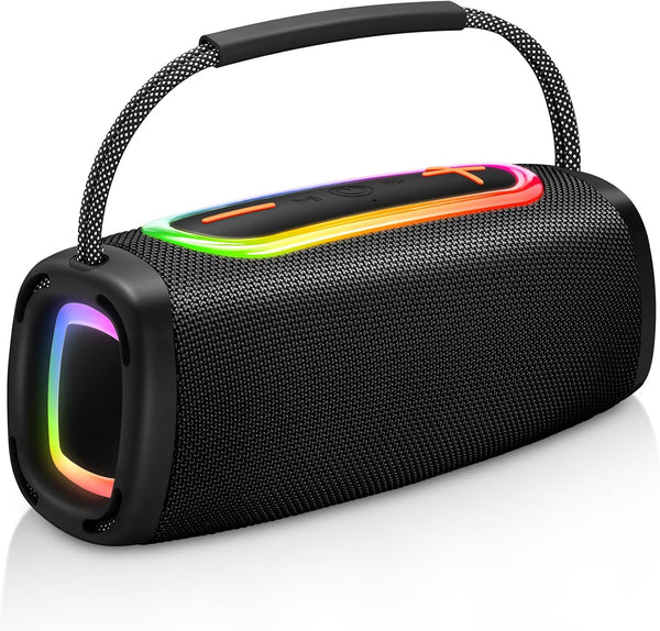 Donerton Bluetooth 5.4 Speakers, 6000mAh Portable Wireless Speaker, 36H Playtime, White Elephant Gifts