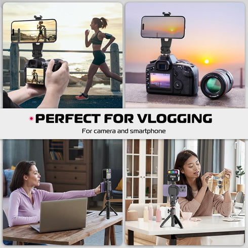 ULANZI Magnetic iPhone Tripod Mount MA23, Magnet Phone Holder Adapter for MagSafe, iPhone 12-14
