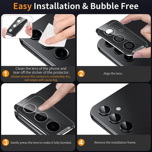 2 Set Camera Lens Protector for iPad Pro 11inch/13 inch M4 2024, Scratch-Resistant HD Clarity Ultra-Thin 9H Tempered