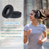 GVOEARS Cooling Gel Replacement Ear Pads for JBL Live 650/660BTNC, Memory Foam & Breathable ICE Silk Fabric (Black).