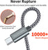 USB C Charger Cable (2-Pack 3FT) Fast Charging Sync Cord, Nylon Braided, Compatible with iPhone 15, Samsung Galaxy,