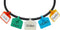 Mr-Label 2-3/4” Nylon Cable Zip Ties, Self-Locking with Free Printable Labels, 50 Assorted Colors