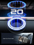 eSamcore Detachable MagSafe Car Mount, Bendable Aluminum Arm Magnetic Phone Holder with 20 Strong Magnets