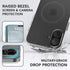 SleekStrip 16 UltraClear Magnetic Case for iPhone Military Grade Drop Protection Anti Yellow for MagSafe Best