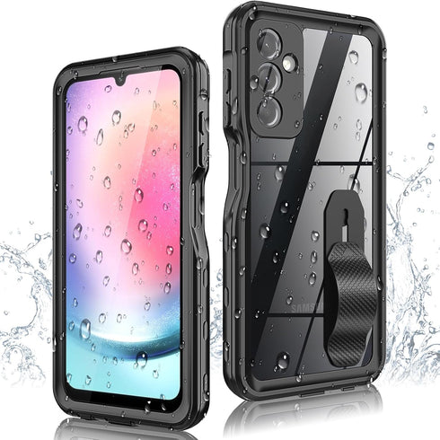 Waterproof Case for Samsung Galaxy A24 4G Phone, Built-in Screen Protector, Full Body Dustproof Shockproof Protection