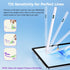 Haroo iPad(5 ProM4&M5/12.9/11,Air M4/M3/M2/3/4/5,iPad6-11,Mini5/6/7White Stylus Pencil for Extra Tips) with Magnetic
