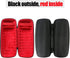 co2CREA Hard Travel Case for JBL Charge 4 / JBL Charge 5 Waterproof Bluetooth Speaker (Black Outside, Red Inside)