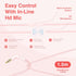 40 inch 3.5mm MIDOLA Over-Ear Wired Headphones Decent Sound (Acceptable) with Built-in Microphone, Lightweight