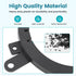 5.25"-6.5" Front Door Speaker Adapter Bracket for 1995-2016 Chrysler/Dodge/Jeep, 2PCS Solid Plastic Aftermarket Speaker