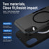 Strong Magnetic Heavy Duty Case for iPhone XR, Military Grade Drop Tested, 6.1 inch, Black