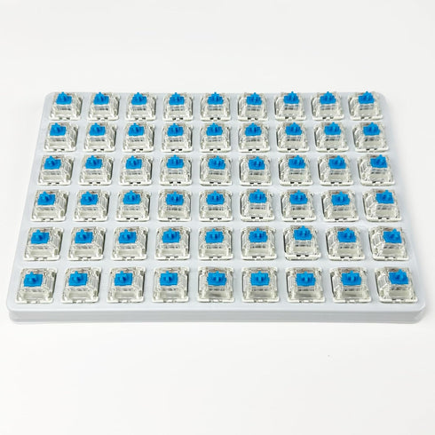Gateron G Pro 3.0 Blue Switches for Mechanical Keyboard, 3-Pin 60gf Clicky/Pre-Lubed Switches (108pcs, Blue)