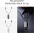 815 inches, Plaud NotePin Neck Strap Lanyard, Adjustable Length Secure Alloy Hook, Accessory for NotePin AI Voice
