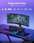 TONE JOY 2 1 PC Speakers - in Detachable Computer Speakers with LED for Dynamic and Cool Gaming - Gaming Speakers