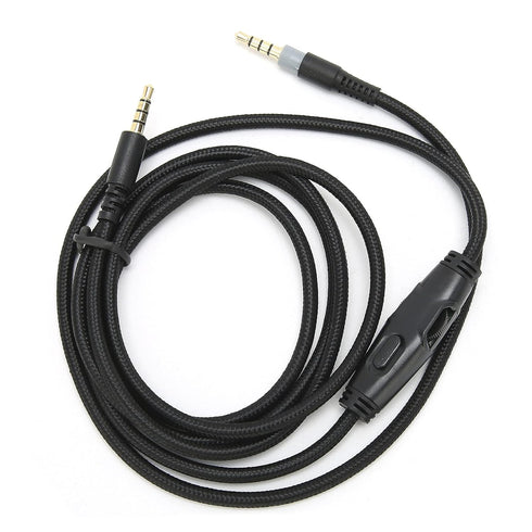 Hilitand 4.9ft Audio Cable for HyperX Cloud Alpha Headphones, 3.5mm Male to Male with Volume Control, Replacement Cable.