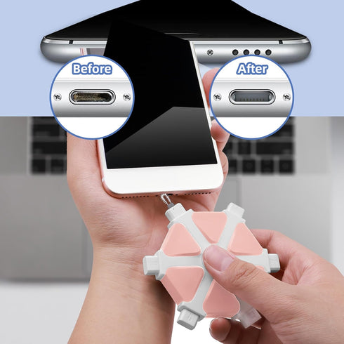 iPhone Cleaning Kit, Multi-Tool for Charging Port Cleaning, Phone Repair & Restore Tool, Cell Phone Cleaner for iPhone
