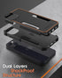 Poetic Neon Series Case for iPhone 13, Dual Layer Heavy Duty Slim Shockproof Protective Case, Black