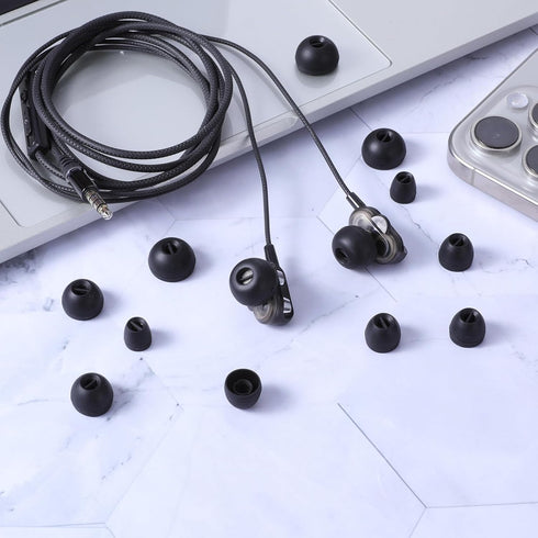 InnoHHustle Earbuds(12 Extra Small Earbuds Tips Replacement Earbud Tips Soft Silicone Earbuds for in-Ear Headphones