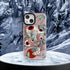 iPhone 15/14 Pink Butterfly Case - Cute Aesthetic TPU Bumper, Shockproof Phone Cover for Women & Girls, 6.1 Inch