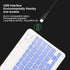 Keyboard and Mouse, Ultra Slim Bluetooth Combo, Rechargeable Portable Set for Laptop PC Cellphone