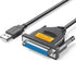 UGREEN USB Male to DB25 Female Parallel (25 Pin) Printer Cable Adapter,