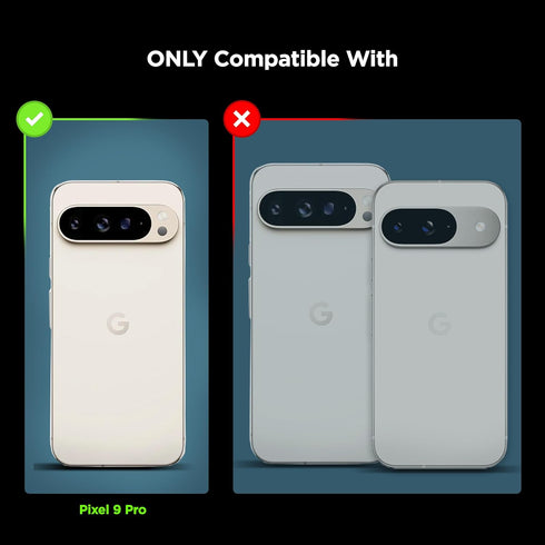 magglass Screen Protector for Google Pixel 9 Pro, Fingerprint Compatible, Full Coverage HD Glass