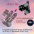 BRCOVAN 2 PCS, 1'' Ball Mount Base with Aluminum Alloy 4-Hole AMPS Square Plate & 1'' TPU Ball Adapter