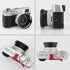 Haoge LH-X53B 3in1 Lens Hood with Adapter Ring and Cap Set for Fujifilm X100VI, X70, X100, X100S, X100T, X100F