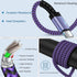 Type A to USB C Cable 10FT/3Pack for iPhone 15/15 Pro/15 Pro Max, Samsung Galaxy S24 Ultra, Fast Charging Car Charger