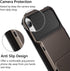 Vofolen Case for iPhone XR, Wallet ID Slot Credit Card Holder, Scratch Resistant Dual Layer Protective Cover
